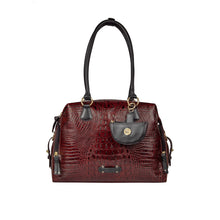 Load image into Gallery viewer, Kowloon 02 Red Leather Tote Bag