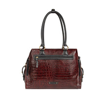 Load image into Gallery viewer, Kowloon 02 Red Leather Tote Bag