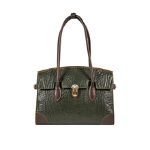 Load image into Gallery viewer, Kowloon 03 Green Leather Tote Bag