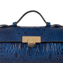 Load image into Gallery viewer, Louvre 01 Blue Leather Sling Bag
