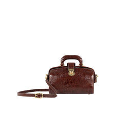 Load image into Gallery viewer, Louvre 03 Tan Leather Sling Bag