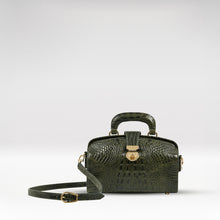 Load image into Gallery viewer, Louvre 03 Green Leather Sling Bag