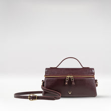 Load image into Gallery viewer, Rodos 01 Purple Leather Shoulder Bag