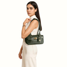 Load image into Gallery viewer, Rodos 02 Green Leather Tote Bag