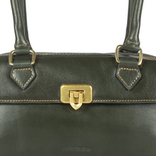 Load image into Gallery viewer, Rodos 02 Green Leather Tote Bag
