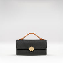 Load image into Gallery viewer, Alps W1 Black Leather Trifold Wallet