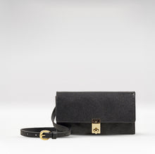 Load image into Gallery viewer, Alps W2 Black Leather Sling Wallet