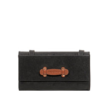 Load image into Gallery viewer, Alps W2 Black Leather Sling Wallet