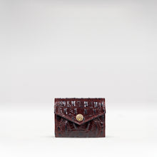 Load image into Gallery viewer, Louvre W1 Red Leather Trifold Wallet