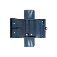 Load image into Gallery viewer, Louvre W2 Blue Leather Jewellery Organiser