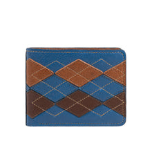 Load image into Gallery viewer, Patagonia W1 Blue Leather Bi-Fold Wallet