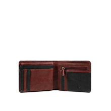 Load image into Gallery viewer, Patagonia W1 Black Leather Bi-Fold Wallet