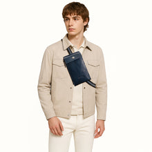 Load image into Gallery viewer, Patagonia W2 Blue Leather Crossbody