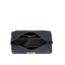 Load image into Gallery viewer, Patagonia 04 Black Leather Trolley Bag