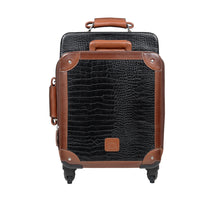 Load image into Gallery viewer, Patagonia 04 Black Leather Trolley Bag