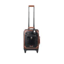 Load image into Gallery viewer, Patagonia 04 Black Leather Trolley Bag
