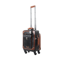 Load image into Gallery viewer, Patagonia 04 Black Leather Trolley Bag