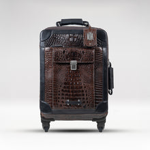 Load image into Gallery viewer, Patagonia 04 Brown Leather Trolley Bag