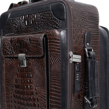 Load image into Gallery viewer, Patagonia 04 Brown Leather Trolley Bag