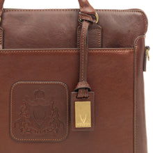 Load image into Gallery viewer, Carnegie 01 Tan Leather Laptop Bag