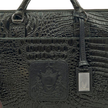 Load image into Gallery viewer, Carnegie 01 Green Leather Laptop Bag