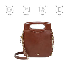 Load image into Gallery viewer, Antoinette 01 Brown Leather Crossbody