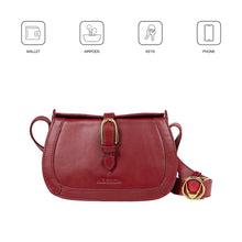 Load image into Gallery viewer, Antoinette 02 Red Leather Shoulder Bag