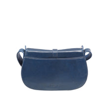 Load image into Gallery viewer, Antoinette 02 Blue Leather Shoulder Bag