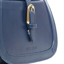 Load image into Gallery viewer, Antoinette 02 Blue Leather Shoulder Bag