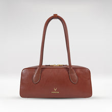 Load image into Gallery viewer, Antoinette 04 Brown Leather Shoulder Bag
