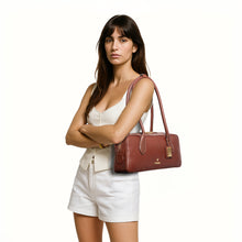Load image into Gallery viewer, Antoinette 04 Brown Leather Shoulder Bag