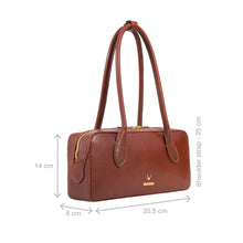 Load image into Gallery viewer, Antoinette 04 Brown Leather Shoulder Bag
