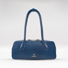 Load image into Gallery viewer, Antoinette 04 Blue Leather Shoulder Bag
