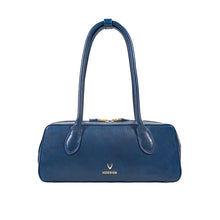 Load image into Gallery viewer, Antoinette 04 Blue Leather Shoulder Bag