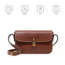 Load image into Gallery viewer, Elysee 01 Brown Leather Shoulder Bag