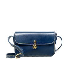 Load image into Gallery viewer, Elysee 01 Blue Leather Shoulder Bag