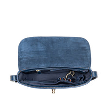 Load image into Gallery viewer, Elysee 01 Blue Leather Shoulder Bag