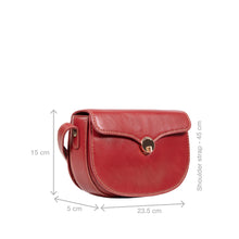 Load image into Gallery viewer, Elysee 02 Red Leather Shoulder Bag