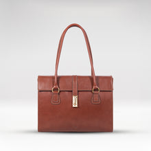Load image into Gallery viewer, Elysee 03 Brown Leather Tote Bag
