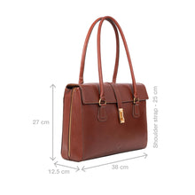 Load image into Gallery viewer, Elysee 03 Brown Leather Tote Bag