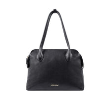 Load image into Gallery viewer, Opera 01 Black Leather Tote Bag