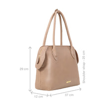 Load image into Gallery viewer, Opera 01 Nude Leather Tote Bag