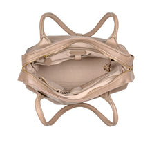 Load image into Gallery viewer, Opera 01 Nude Leather Tote Bag