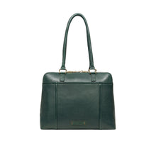 Load image into Gallery viewer, Opera 02 Green Leather Shoulder Bag