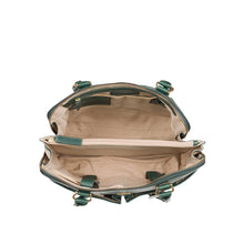 Load image into Gallery viewer, Opera 02 Green Leather Shoulder Bag
