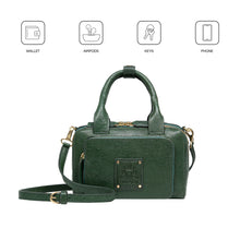 Load image into Gallery viewer, Palais 01 Green Leather Crossbody