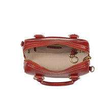 Load image into Gallery viewer, St. Martin 01 Red Leather Bowling Bag