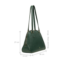 Load image into Gallery viewer, St. Martin 02 Green Leather Shoulder Bag