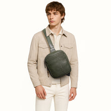 Load image into Gallery viewer, Bonaparte 01 Green Leather Crossbody