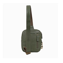 Load image into Gallery viewer, Bonaparte 01 Green Leather Crossbody